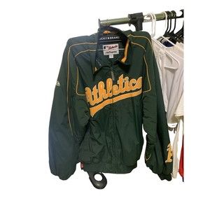 Vintage Majestic Oakland Athletics A's Dugout Jacket Size 2XAuthentic Collection